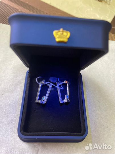 Серьги серебро