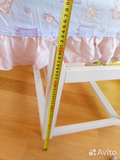 Детская кроватка на колесиках (кровать) люлька