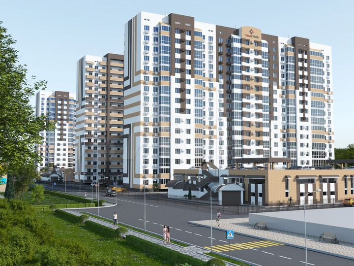 2-к. квартира, 58,6 м², 11/16 эт.