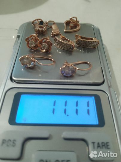 Серьги и подвески. 585 проба