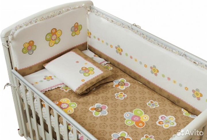 Бортики в детскую кроватку одеяло комплект