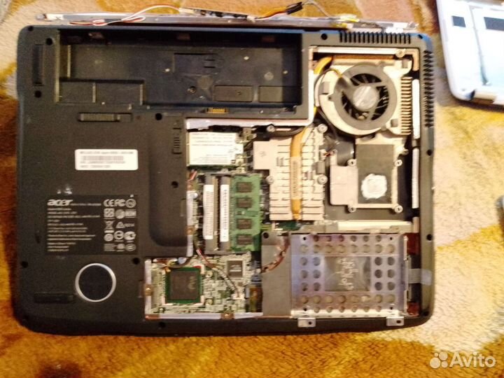 Ноутбук acer на запчасти 5920g, 5520