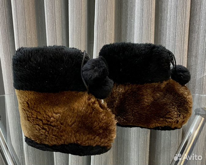 Тапочки из овчины