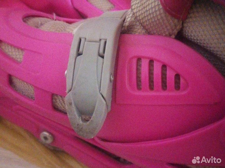 Ролики и шлем для девочки 30-33