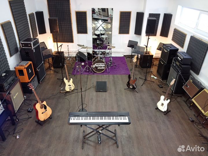 Репетиция на музыкальной студии