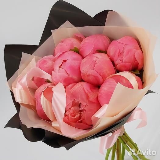 Цветы. Букет цветов. Пионы