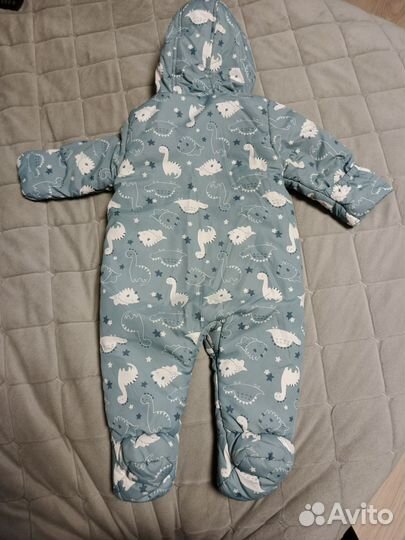 Демисезонный Комбинезон 74 + шапка