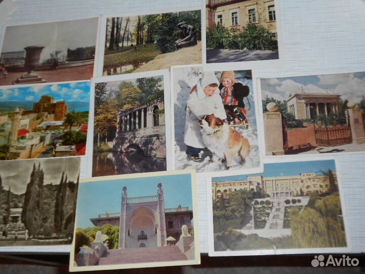 Открытки-почтовые карточки 1948-1963 много