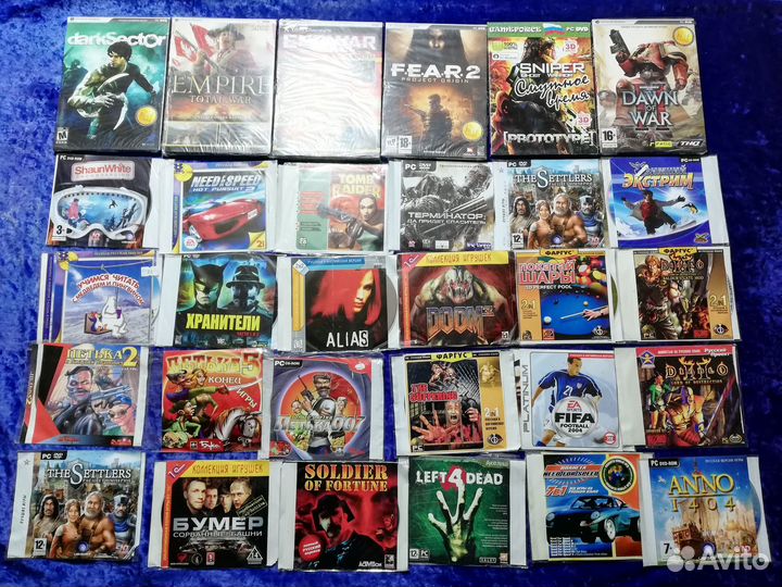 Компьютерные игры на CD, DVD-дисках