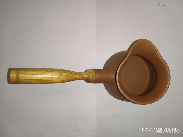 Турка для кофе, глиняная