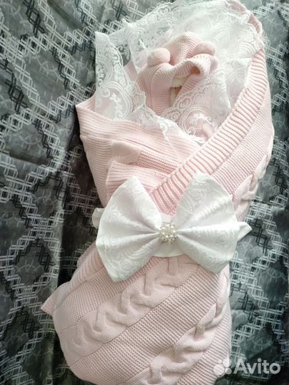 Конверт на выписку зимний для девочки