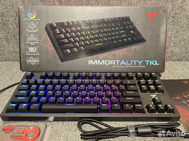Игровая клавиатура ZET Gaming Immortality TKL купить в Москве ...