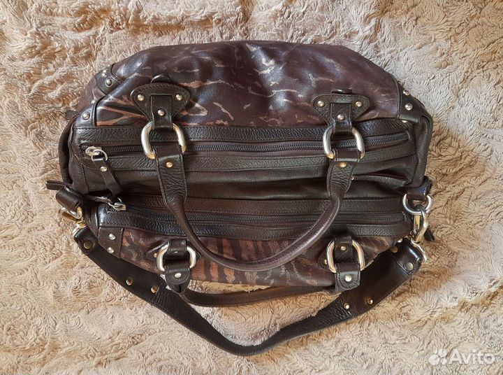 Кожаная сумка Gilda Tonelli