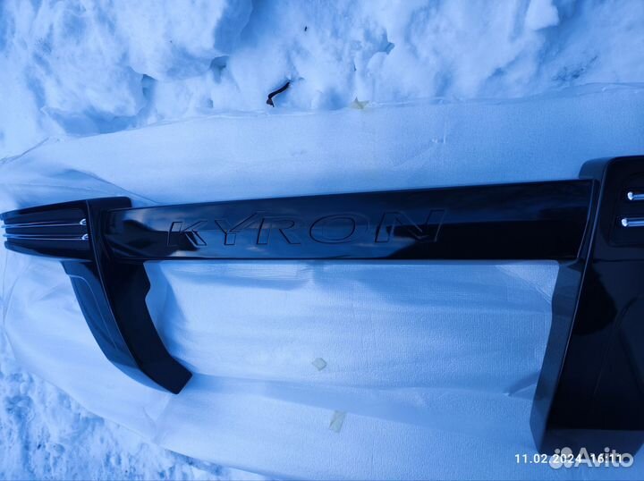 Задний кенгурятник Ssangyong Kyron