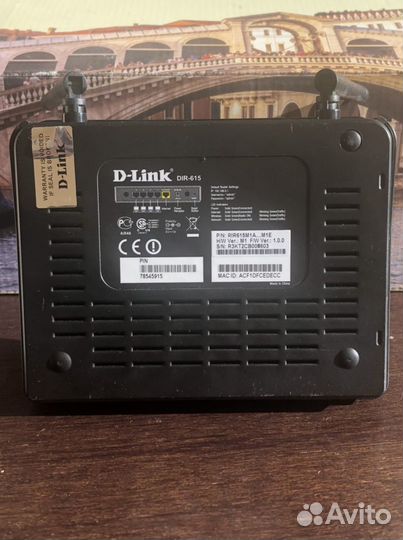 Wi-Fi роутер D-Link DIR-615 M1
