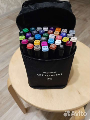 Маркеры доя скетчинга Brauberg 36шт. новые