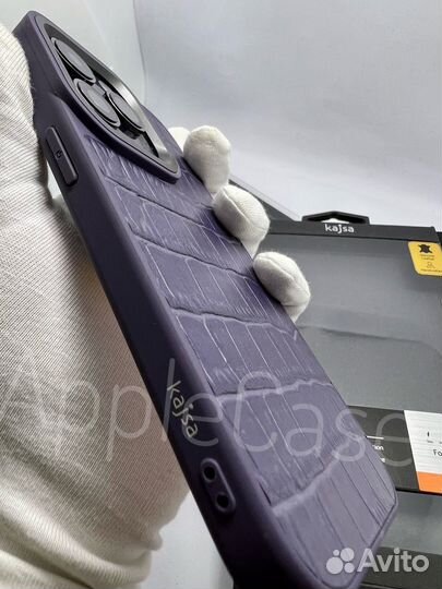 Чехол Kajsa Leather Case на iPhone 14 Pro/Pro Max