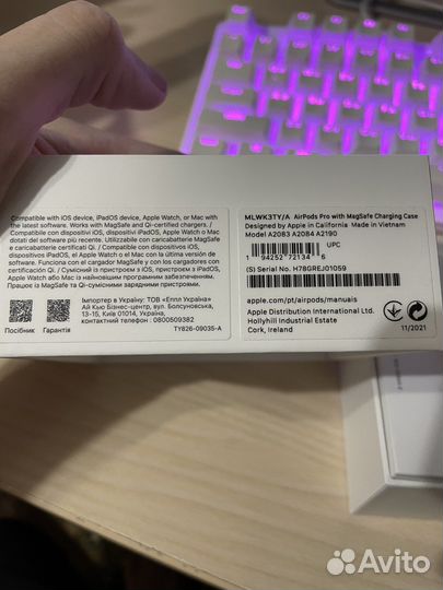 Airpods pro оригинал