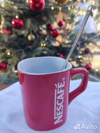Кружка и ложка Nescafe