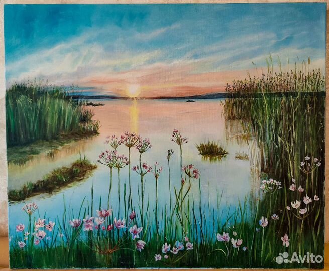 Картина маслом, пейзаж