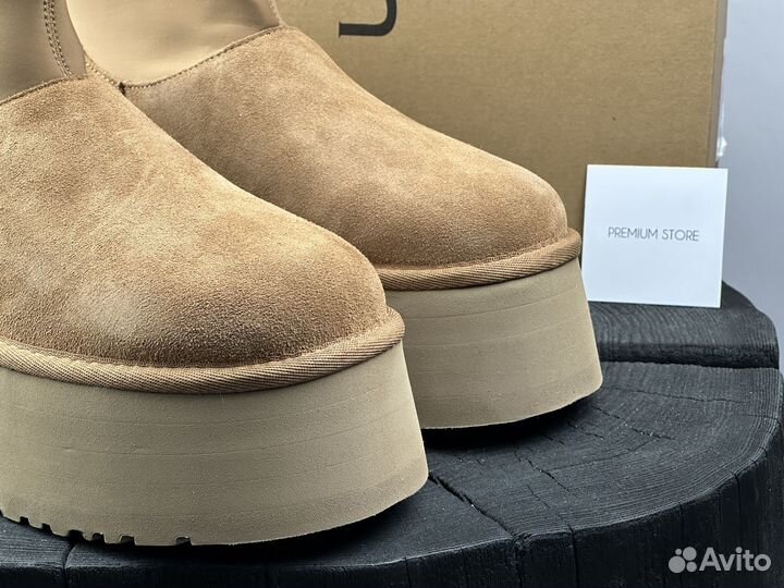 Угги UGG Dipper Platform Chestnut женские