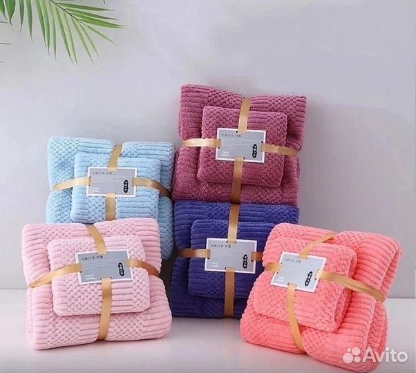 Полотенца набор подарочный из 2 штук