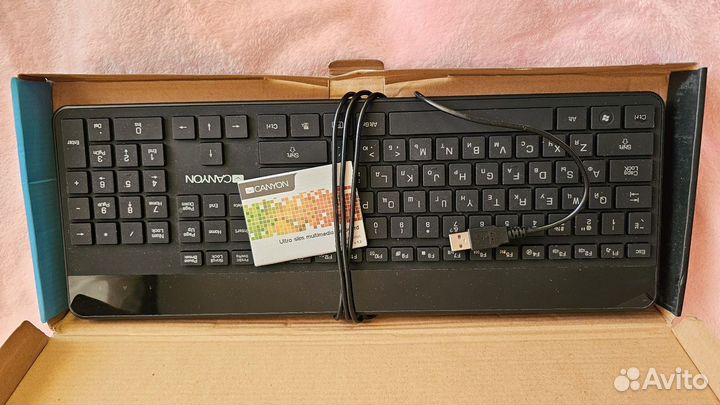 Клавиатура USB Canyon cns-hkb5-ru