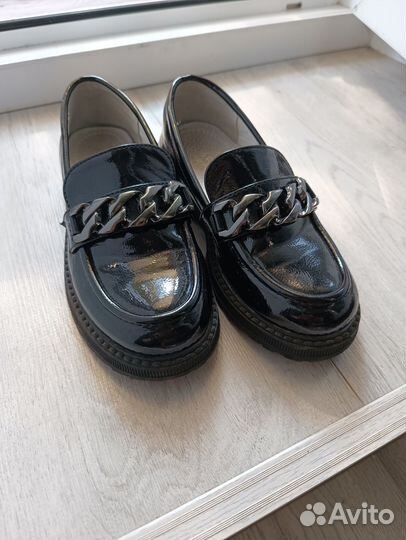 Туфли лоферы для девочки 30 размер