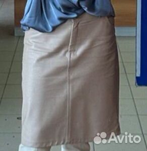 Кожаная юбка