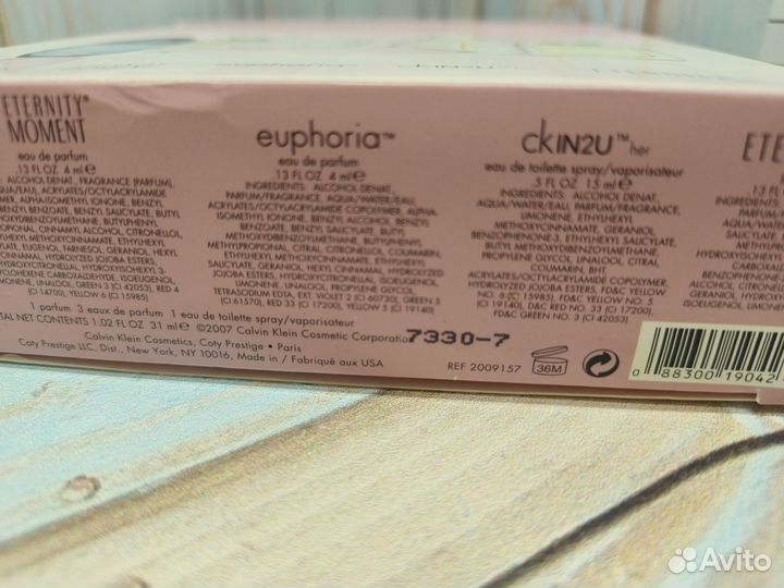 Духи calvin klein oriflame Yves Rocher