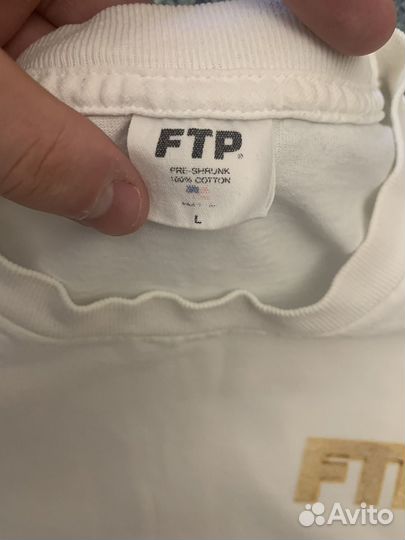 Футболка FTP Bling Logo Tee(White)