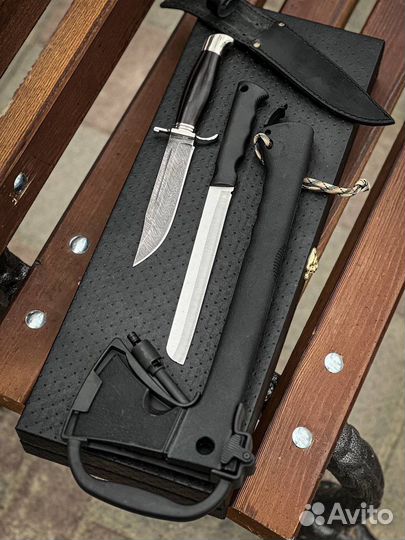 Нож финка нквд и топор
