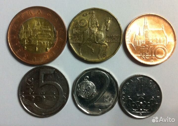 Чешские кроны регулярного чекана