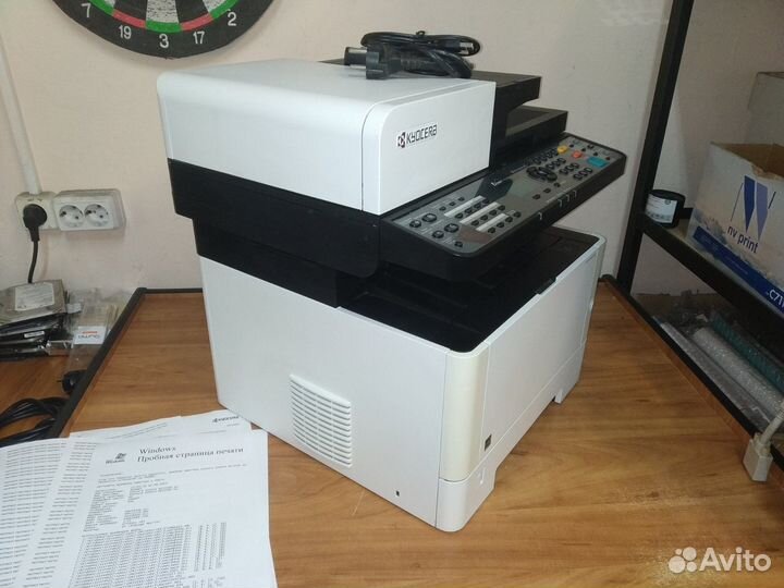 Лазерное Мфу Kyocera M2135dn запр-н сеть + дуплекс