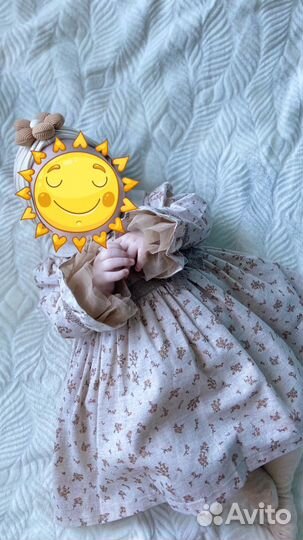 Платье на девочку 68