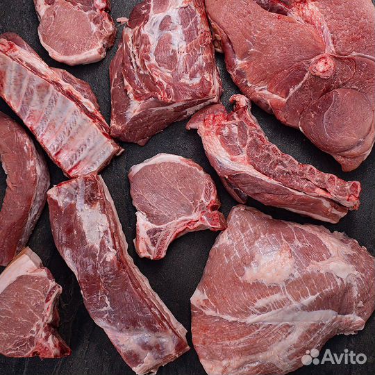 Мясо свинина, шея, мякоть, окорок