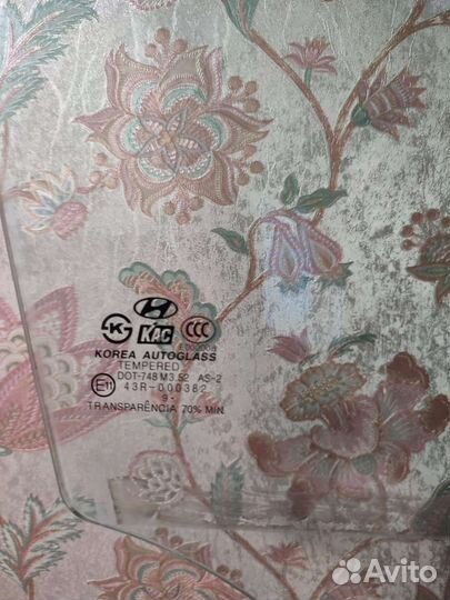 Стекло правое переднее на Hyundai Tucson