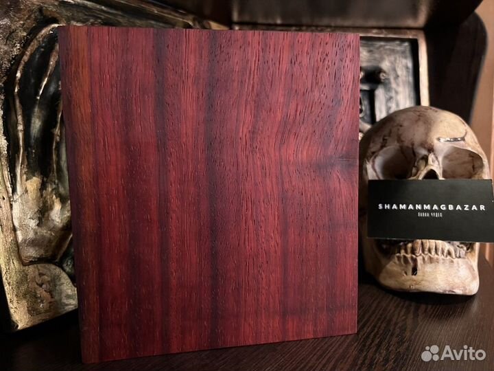 «Абара» икона церковного беса из красного дерева