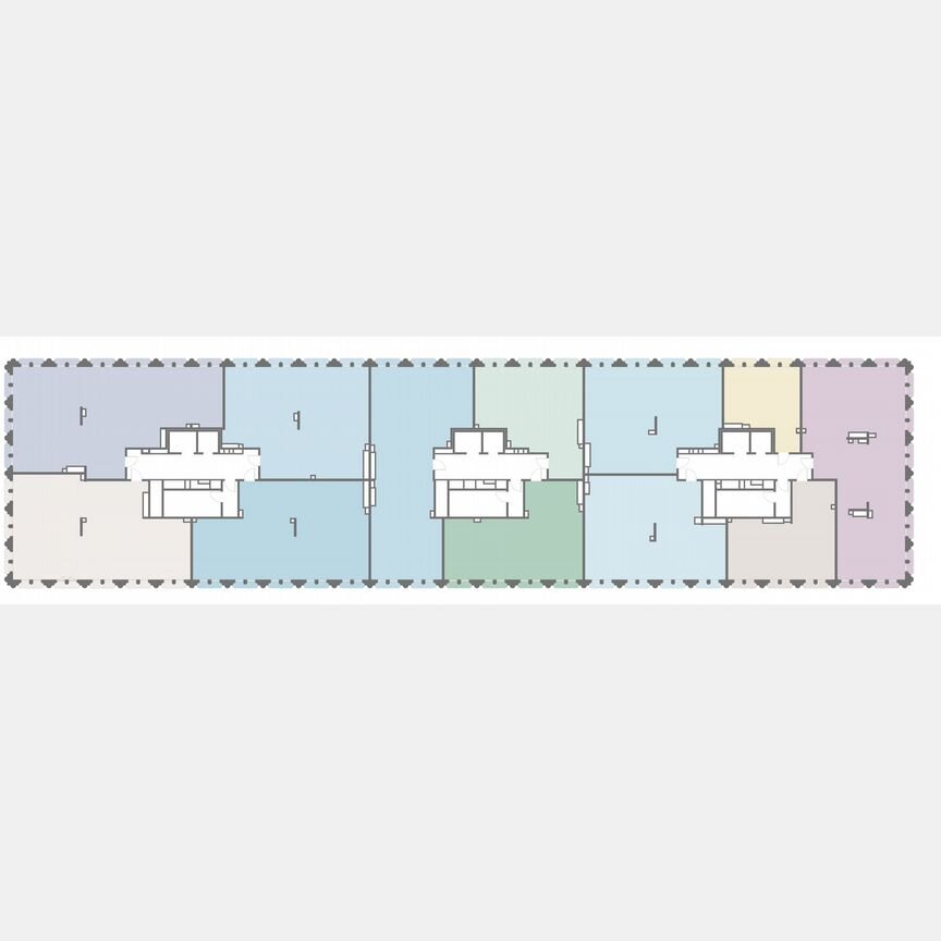 2-к. квартира, 102,3 м², 6/13 эт.
