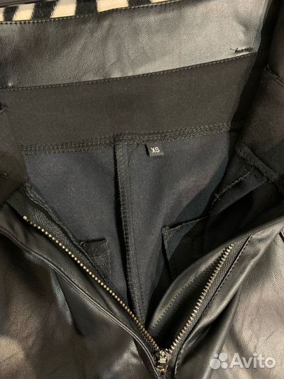 Брюки экокожа