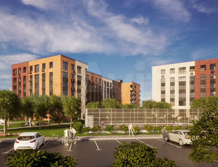 3-к. квартира, 78,6 м², 2/6 эт.