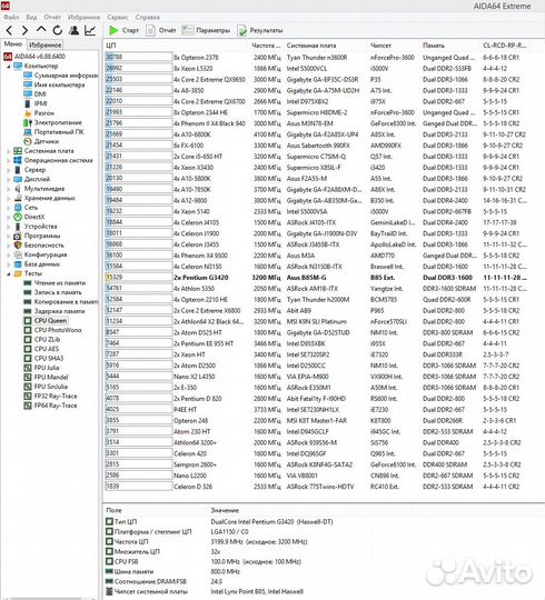 Процессор Pentium G3420 - soket LGA 1150 - 3.2 ггц