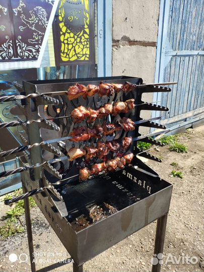 Мангал вертикальный разборный
