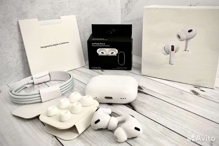Наушники Airpods Pro 2 lux iOS 16 качество с шум