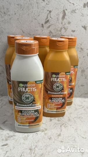 Шампунь и бальзам Garnier Frutis