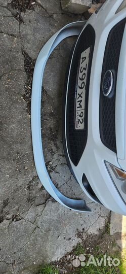 Накладка на передний бампер ford focus 2