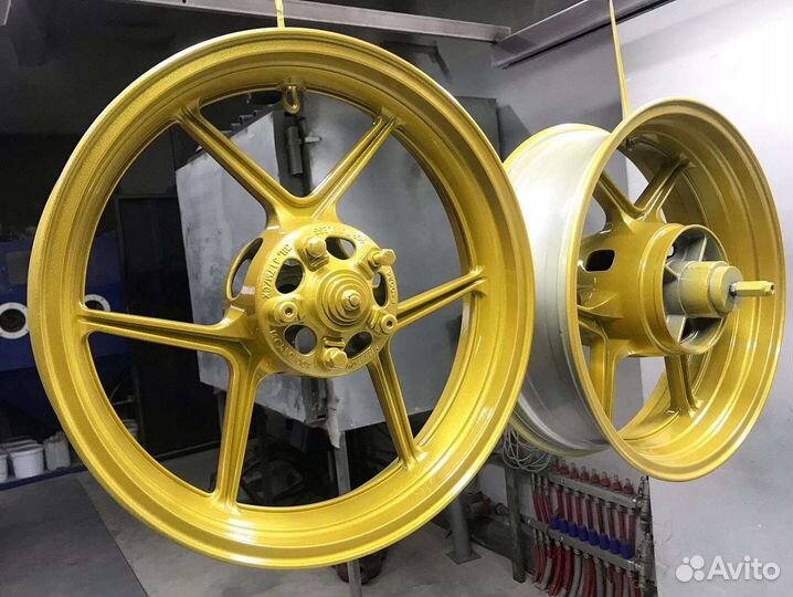 Порошковая окраска, абразивная обработка