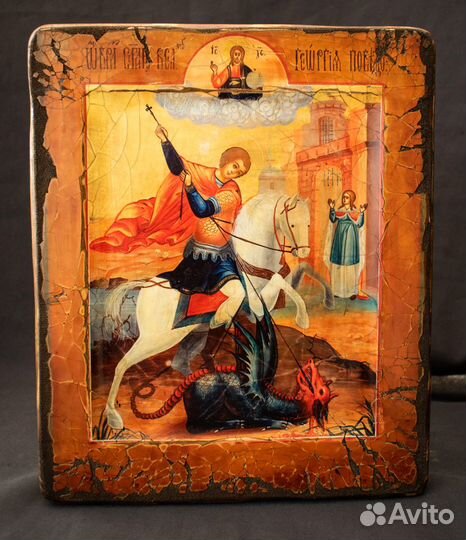Икона деревянная 