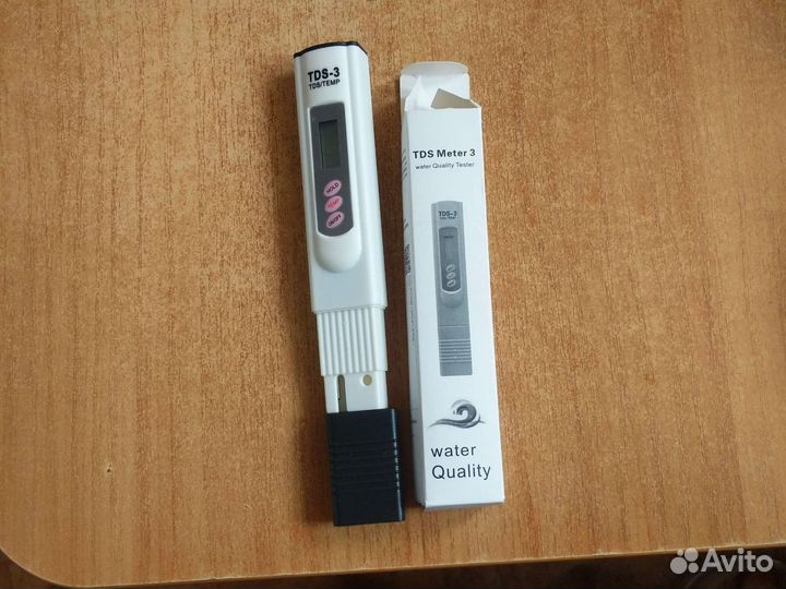 Тестер качества и жёсткости воды+термометр