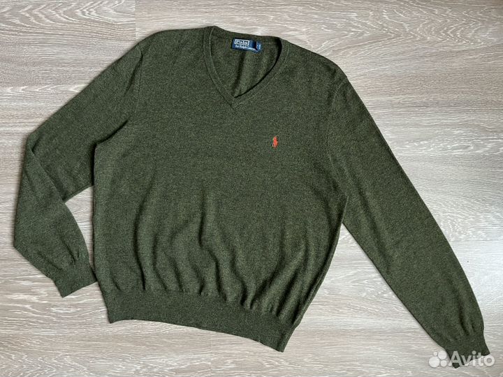 Polo Ralph Lauren XL пуловер из шерсти мериноса